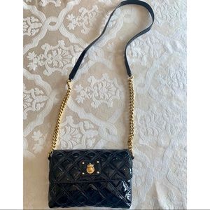 Marc Jacobs Patent Leather Quilted Crossbody Bag